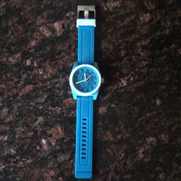 Diesel Watch Brave Blue Rubber - Picture 5 of 6